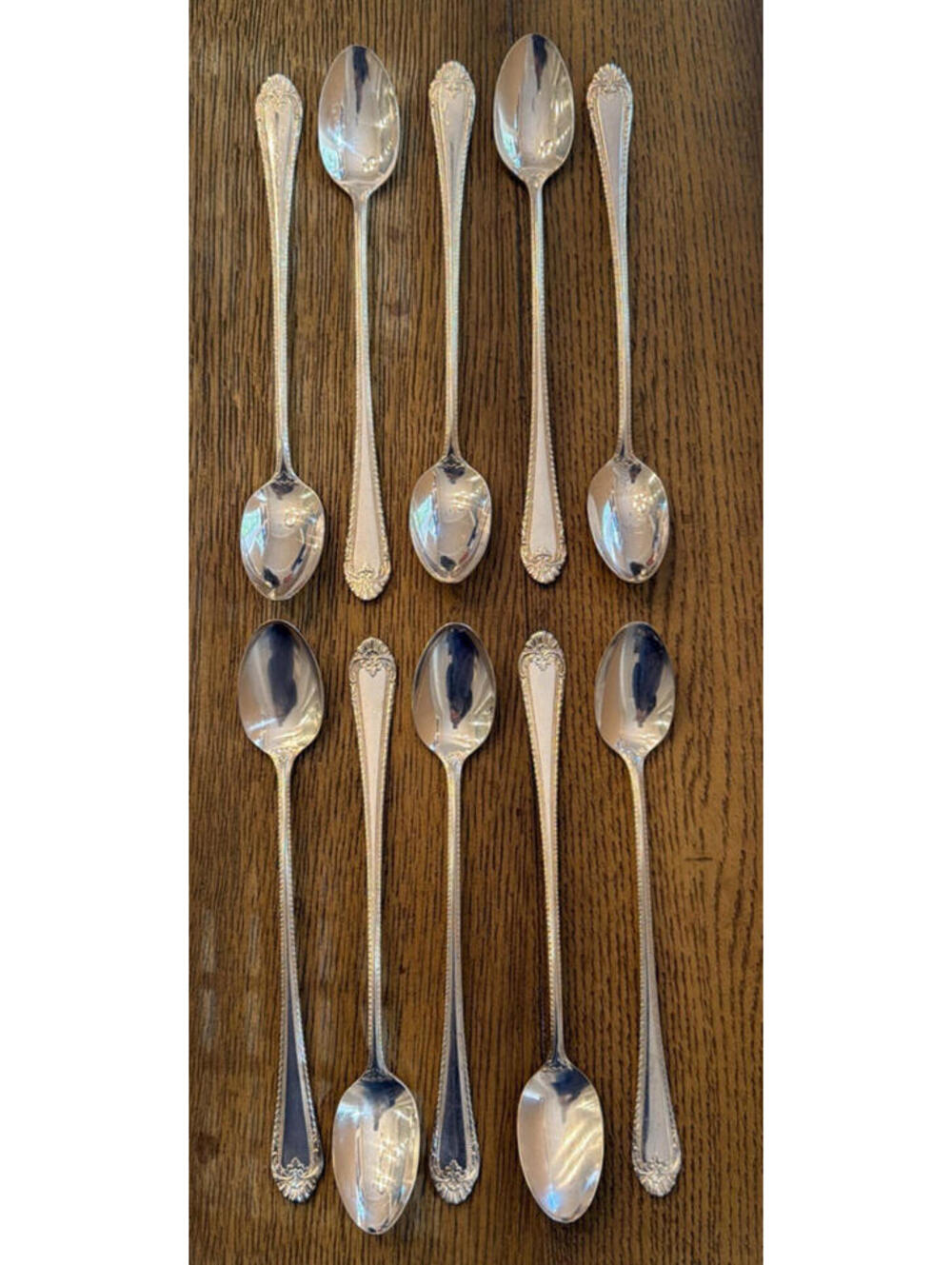 Reed & Barton Old London Iced Tea Spoons – Set of 10